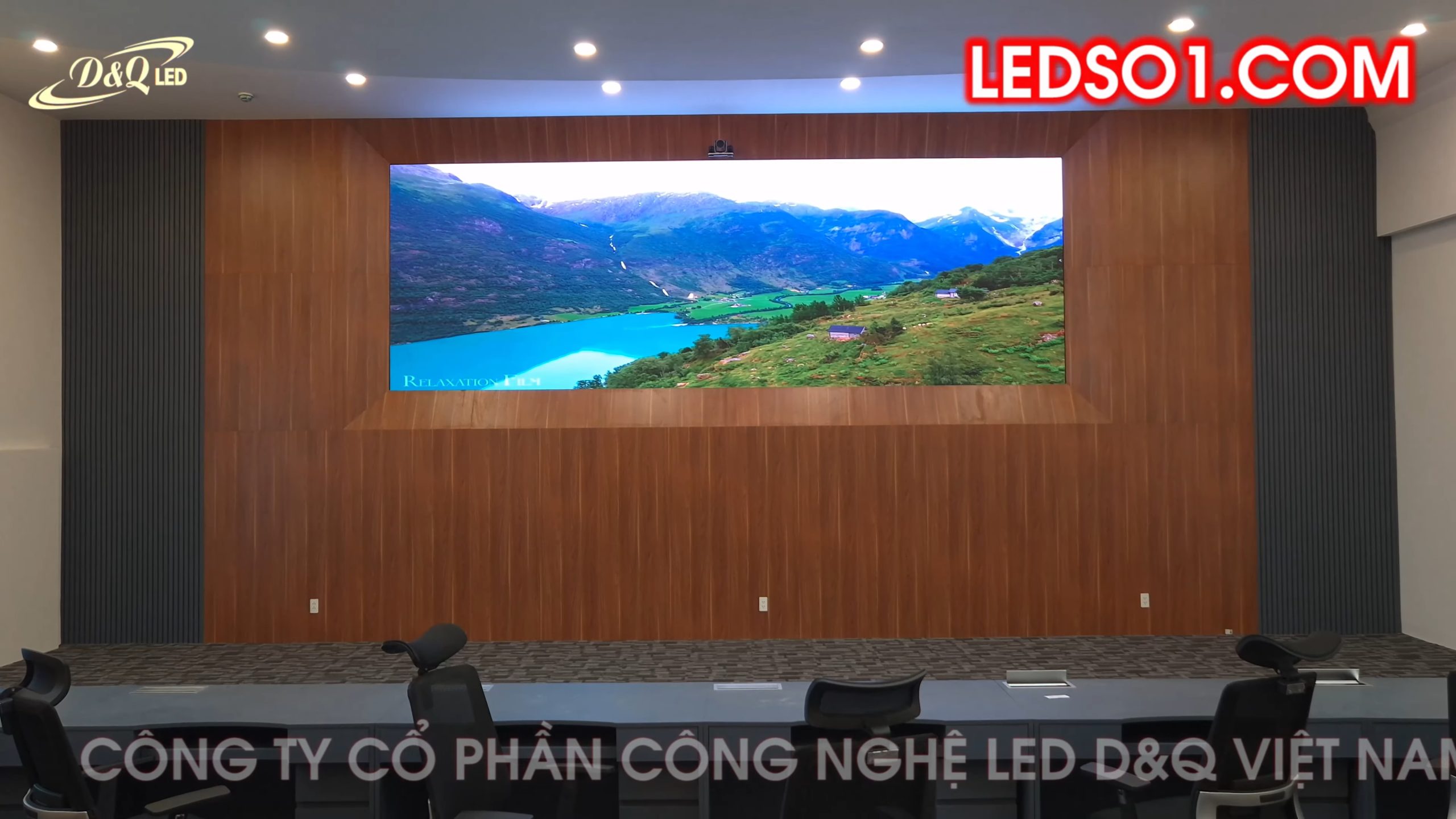 Bộ chỉ huy quân sự quận 12 | lắp đặt Full Cabin nhôm đúc LED P1.56 Cao Cấp | ThinkSTV